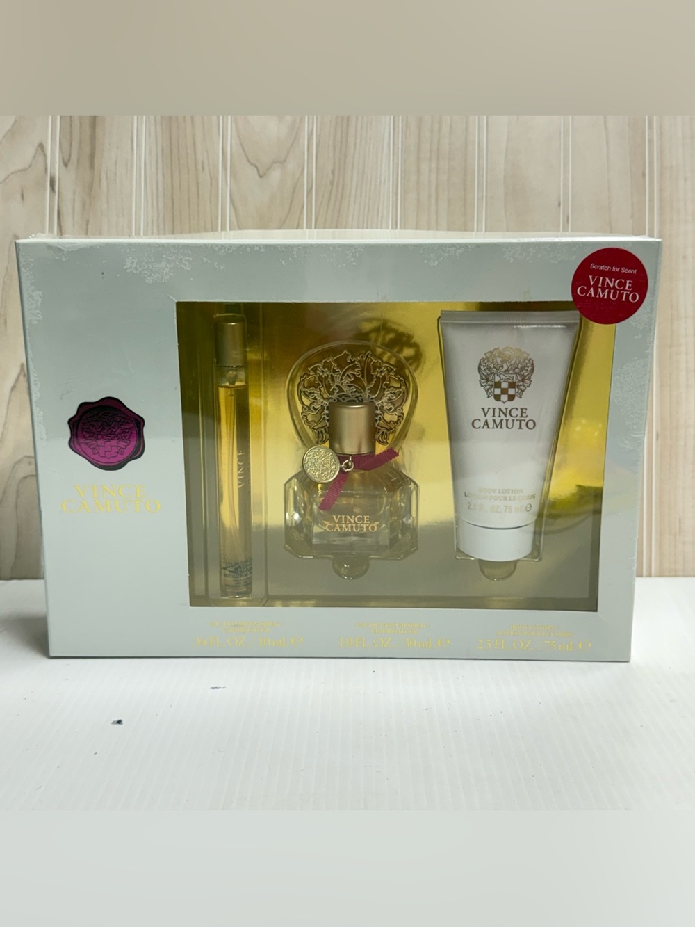 Vince Camuto Gold and White Women’s Body Set
